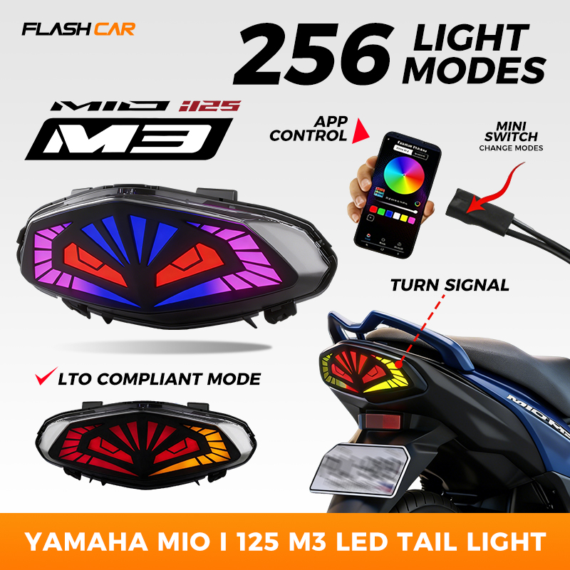 RGB TAIL LIGHT FOR M3/MIO 125😍💪❤️