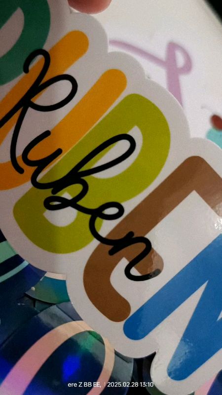 #customize #namesticker #vinylsticker #printdiaries #waterproofsticker