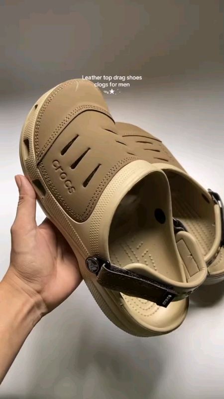 LEATHER TOP DRAG SHOES CLOG for MEN?? #menscrocs #clogshoesformen #clogssandal #HugotSaShopee #FreeCoinsInShopeeVideo #trend #fyp #Recos #viral