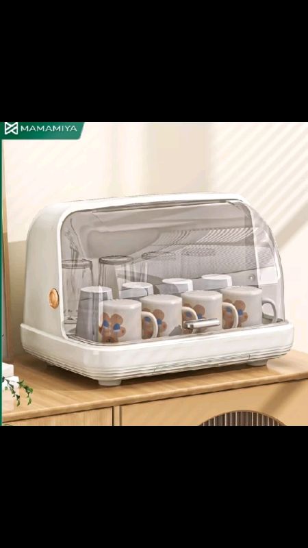 Cup Drainer with Cover Dish Rack Drainer dish organizer Glass Cup Mug Drain Shelves Storage Organize