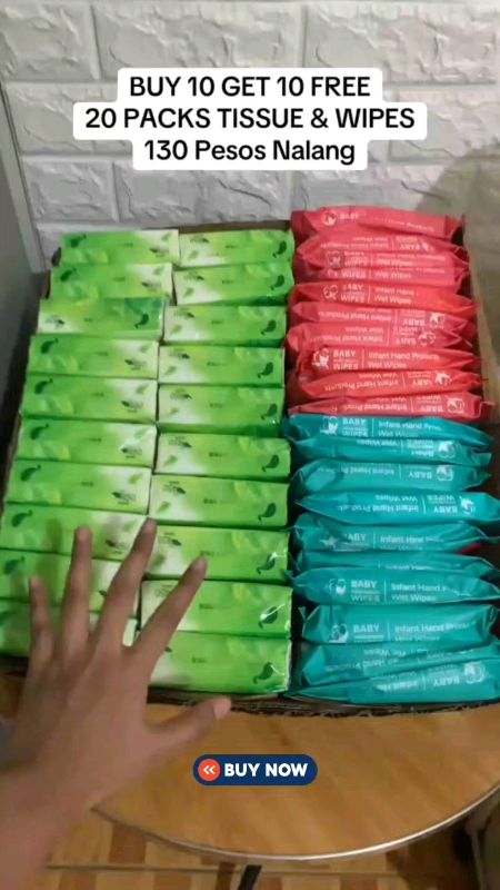 #20pcsbabywipes #babywipes #tissue #buynow #FreeCoinsInShopeeVideo #MasMuraSaShopee