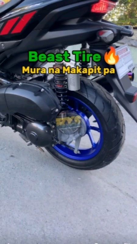 Subok na subok na talaga ng mga rider tong Beast Tire🛍️🛒 #tire #beasttire #beasttiretubeless #gulong #motorcycletire #beasttireph #bositabeasttire