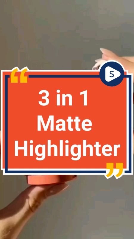 3in1 Matte Highlighter Blush  Palette #FreeCoinsInShopeeVideo #MasMuraSaShopee #makeup #highlighter #blush #fashionable #shopeebudol #Musthave #blush