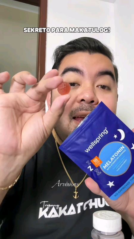Laging puyat at hirap makatulog?—Wellspring Melatonin got you Natural safe at effective😁😃 #melatonin #FreeCoinsInShopeeVideo #fyp #trend