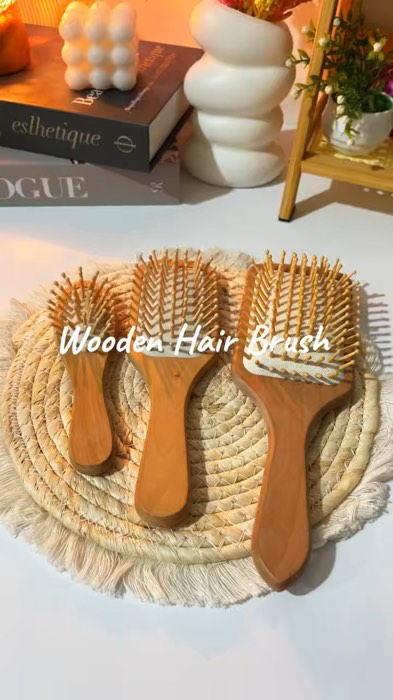 Wooden hairbrush #wooden #hairbrush #hooopeph #nicamorado