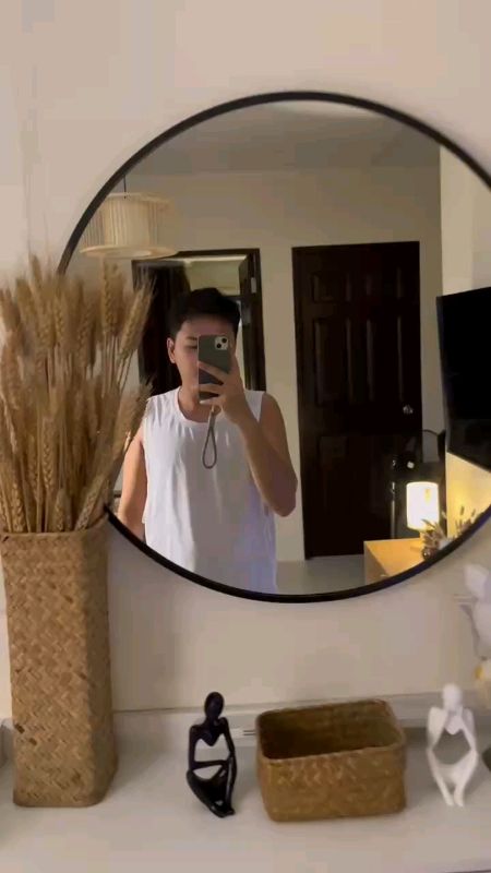 #roundmirror #aestheticmirror #aesthetic