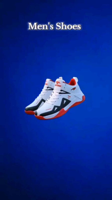 Men's High Cut Basketball Shoes Korean Fashion Non Slip Sports Shoes Casual Running Shoes Size:39-45 #ShoesForMenHighCutBasketBallShoes