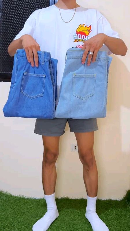 Cargo pants for men korean baggy straight  jeans 2025 new cargo pants straight wide leg casual pants. #FreeCoinsInShopeeVideo