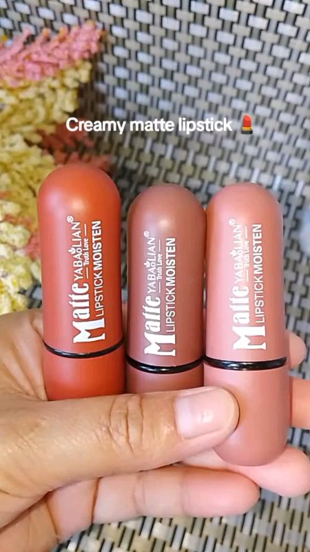 Matte Matte Lipstick Moisturizing Nourishing Moisturizing Color Rendering Whitening#masmurasashoppee #freecoinssashoppeevedio Order Now