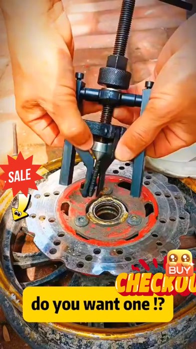 ￼Auto 3 Jaw Pilot Inner Bearing Puller Bushing Gear Extractor Motorcycle 15-35mm