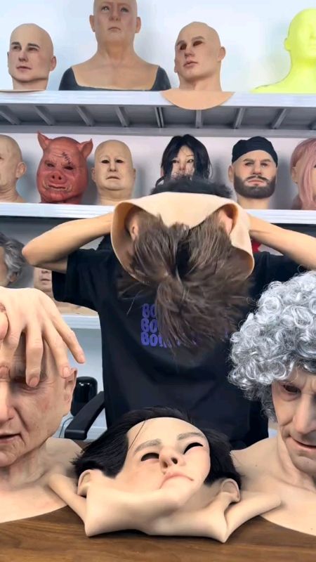 Imitation Works, Masks, Funny Facial Costumes, Pranks, Headphones, Mesh Masks, Etc