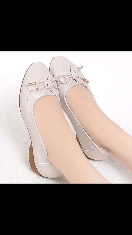#FreeCoinsInShopeeVideo Korean Loafer Shoes fashion Comfortable Soft Sole Close Ballerina Flats Doll Shoes For Women