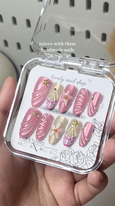 press on nails      #MasMuraSaShopee #shopee #affordable #nailextension #sale #presson #nails #elegant #handmade