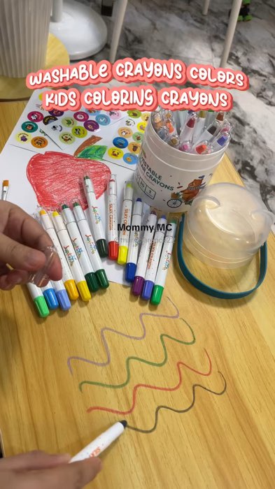 Kids Coloring Crayons Color Washable Twistable #color #colors #coloring #crayons #washablecrayons
