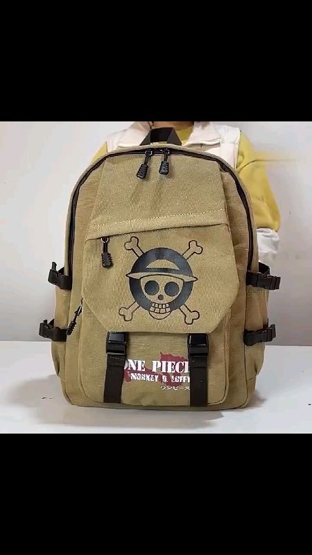 Anime Backpack One Piece, Attack on Titan Naruto Demon Slayer Tanjiro Want Secret Service School Bag #FreeCoinsInShopeeVideo