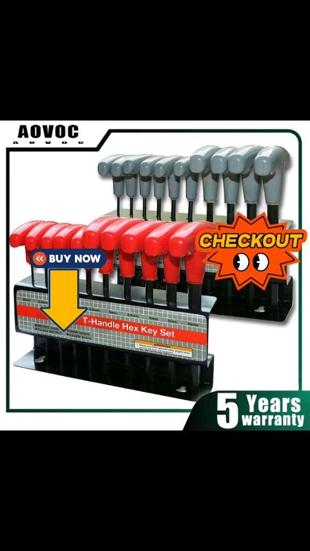 📌📌BUY NOW📌📌10pcs set of T-type Allen wrench set#FreeCoinsInShopeeVideo