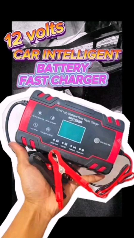 MIDOO Car Battery Charger 12V/24V 8A Intelligent Touch Screen Pulse Repair Fast Power Charging #murasashopee #carcharger #followers #highlights