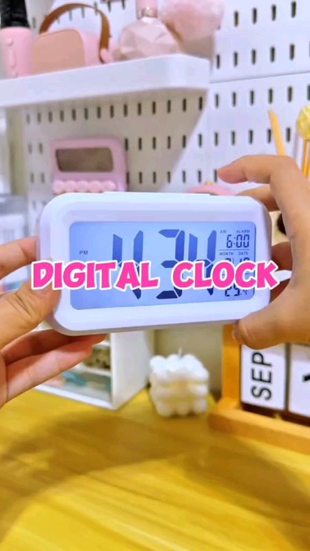 #Alarm Clock #Speaking Time and Temperature # Bedroom Snooze Alarm Clock Digital Backlight #LED Display Table #Alarm Clock#FreeCoinsInShopeeVideo #mas
