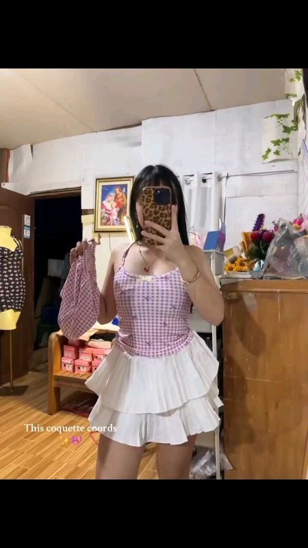 Coordinates Ribbon Coquette Terno Sleepwear #MasMuraSaShopee #FreeCoinsInShopeeVideo