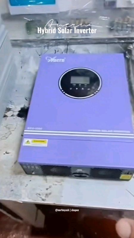 ANERN HYBRID SOLAR INVERTER #hybridsolarinverter #anern #hybrid #solar #inverter #mppt #solarsetup #hybridinverter #fyp #FreeCoinsInShopeeVideo