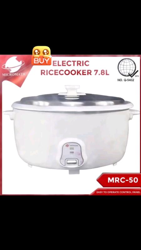 #MicromaticRicecooker7.8L              #ForRestaurantsandGatherings #Shopnow#ShopeeFinds