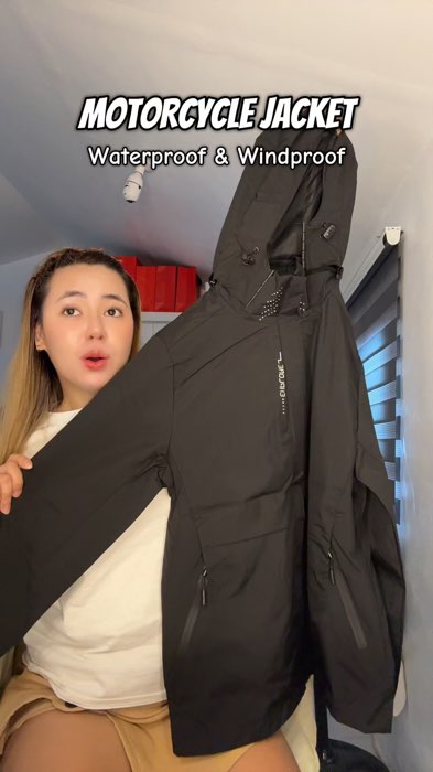 Motorcycle waterproof jacket #motorcyclejacket #hikingjacket #waterproofjacket #fyp