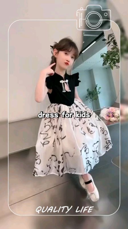 #OOTD #dress #chinesedress #princessdress #trending #MasMuraSaShopee cute chinese dress for kids