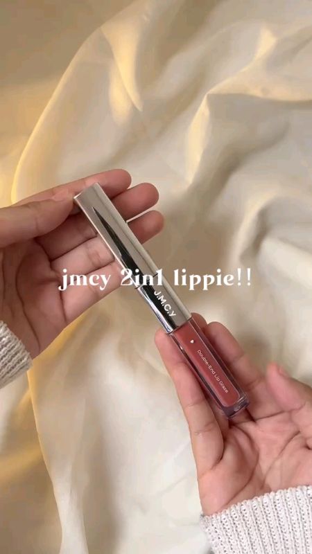 JMCY 3 in 1 Lipstick Double Effect Matte Gloss 48H Transfer Proof Lipstick #lipstick #mattegloss #jmcy #3in1 #FreeCoinsInShopeeVideo #transferproof