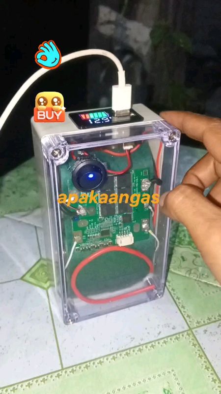 transparent waterproof junction box ☺️❤️#batterycase #powerbank #charger