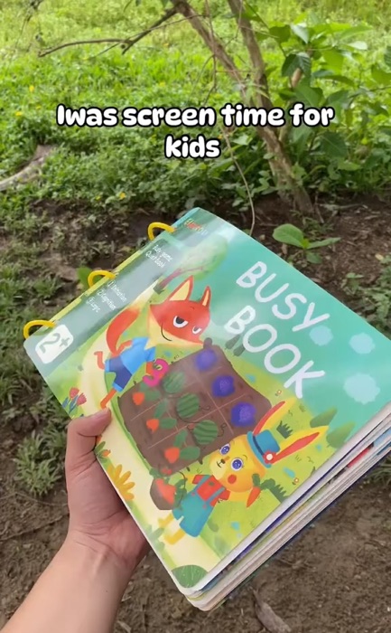 Busy book for toddlers 2+ years old. Iwas screen time ni baby ❤️ #busybook