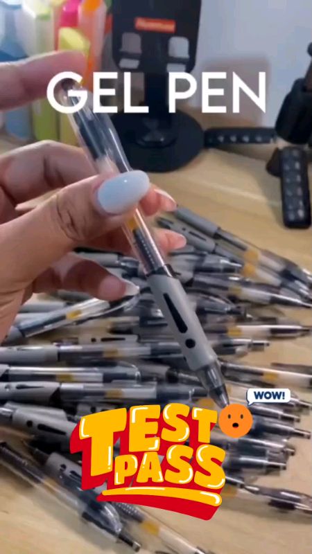 0.5mm Gel Pen with Non slip#school #mustbuy #affordable #essential #ballpen #gelpen#writing #masmurasashoppee #musthave
