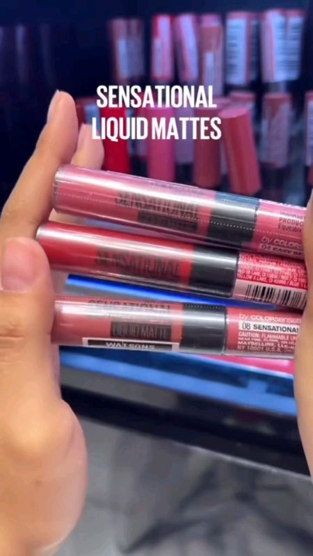 MAYBELLINE SENSATIONAL LIQUID MATTE LIP TINT LONG LASTING 😍🛒 #maybelline #maybellinesensational #maybellineliptint #liptint #fyp #1212 #11