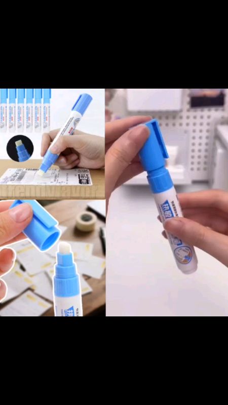 1/2/4Pcs Thermal Paper Eraser Pen - Portable, Quick-Drying - Privacy Protection Tool - Data Identity Masking Pens - Express Face Sheet Applicator - Th