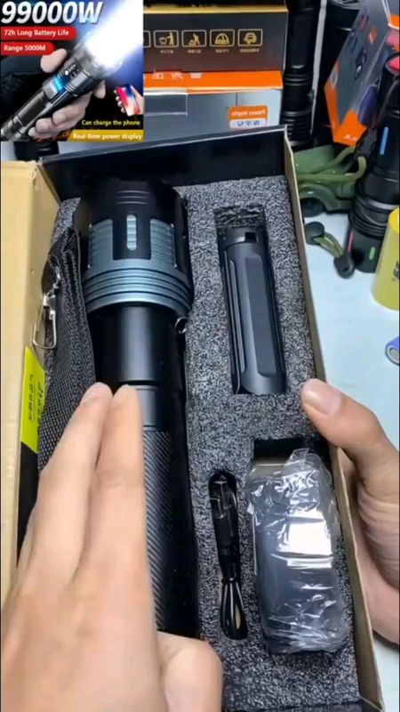Super Bright Zoom LED Flashlight Rechargeabl Waterproof#MasMuraSaShopee #FreeCoinsInShopeeVideo #checkout