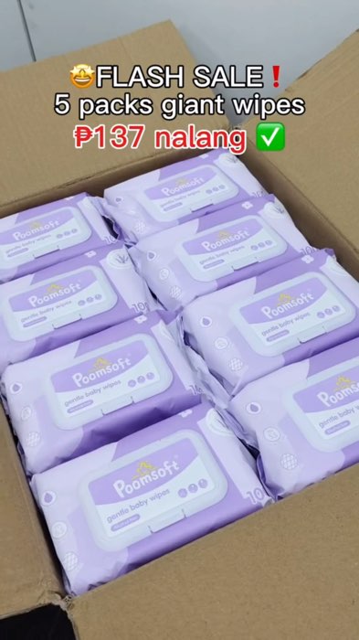 Poomsoft Wipes #wipes #poomsoft #buy1take1 #buy1get1 #babyswipes #followers #everyone #shoppeph