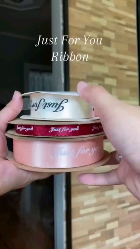 Just For you Ribbon for Flower Bouquet 💐#ribbon #justforyou #gifts #MasMuraSaShopee