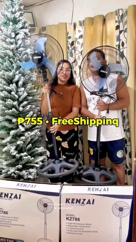 Buy one take one yowxii powerful electric fan #fan #MasMuraSaShopee #fyp #freecoinssashopee