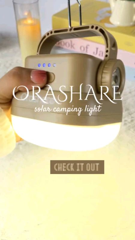 Check out na Orashare Solar Camping Light#orasharesolarlamp #solarlamp #orasharelamp #campinglight