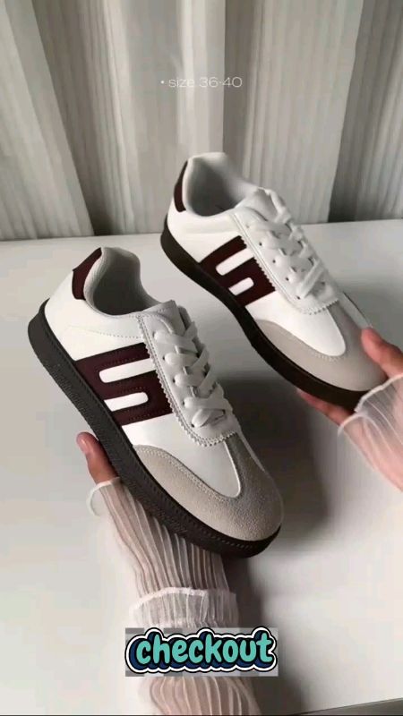 YOTO PU Leather Sneakers For Women...#Beautiful #affordable #shopee #orangebasket #Buynow
