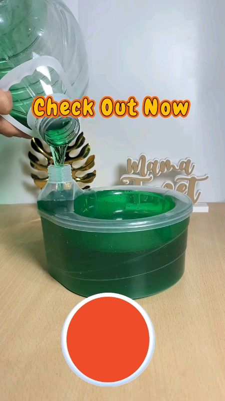#Round #Dishwashing #Liquid #Pump #Soap #Dispenser with #Free #Sponge #Dishwashing | #100%