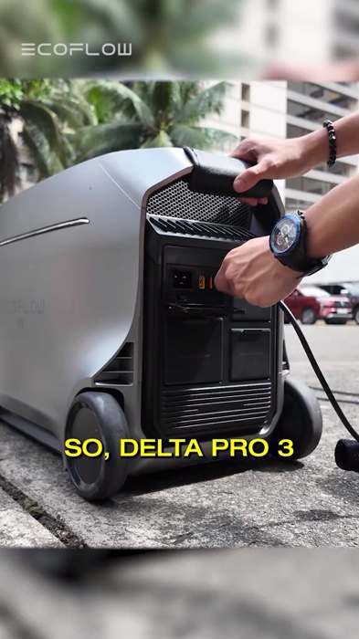 ￼#EcoFlowPortablePowerStation #DELTA3 #LFPBattery #SolarGenerator #withupsforhomebackup
