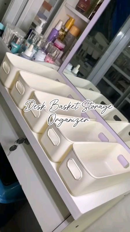 9Pcs Multifunction Storage Box Desktop Organizer for Kitchen Makeup Snacks Sundries Basket Organizer