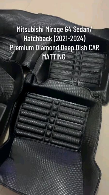 Mitsubishi Mirage G4/ Mitsubishi Mirage Hatchback Premium Diamond Deep Dish Car Matting Leather Car#highquality #aesthetic
