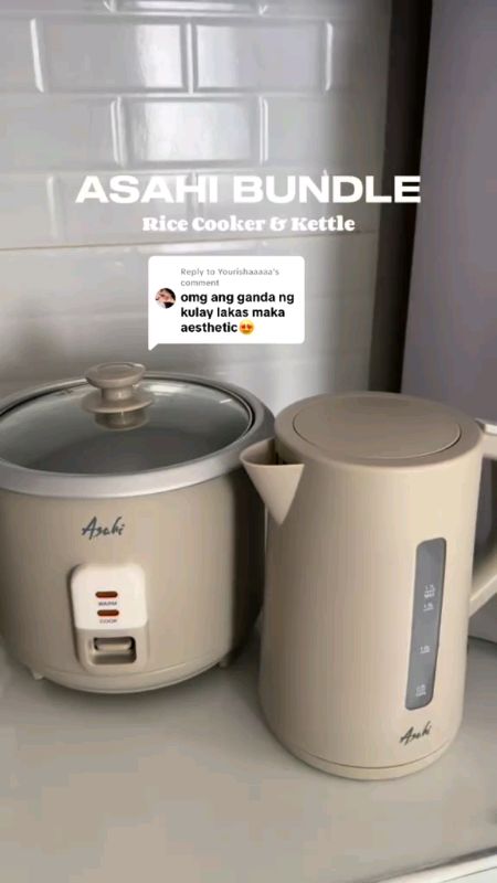 #asahiricecooker #asahikettle #asahibundle #ricecooker #kettle #electrickettle #fyp #trending