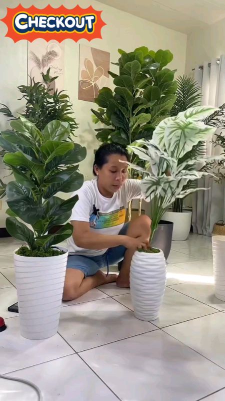 Artificial Flants with Pot #Fyp #Viral #Trending #CheckoutNow #buynow