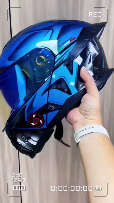 #AXK Helmet Full Face dustproof and anti fog red green purple blue 902