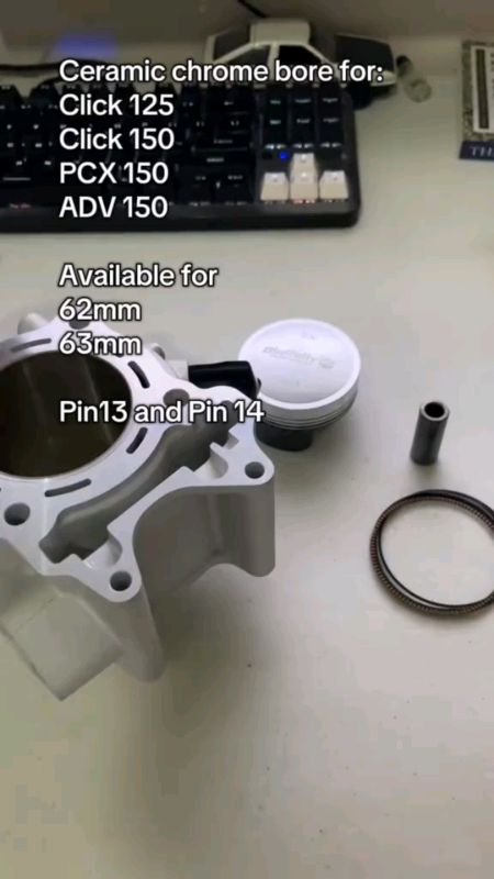 blurally cylinder block 62,63,65mm for click 125i #blurally #click #block #freecoinsinshopeevideo #FreeCoinsInShopeeVideo #fyp #trending