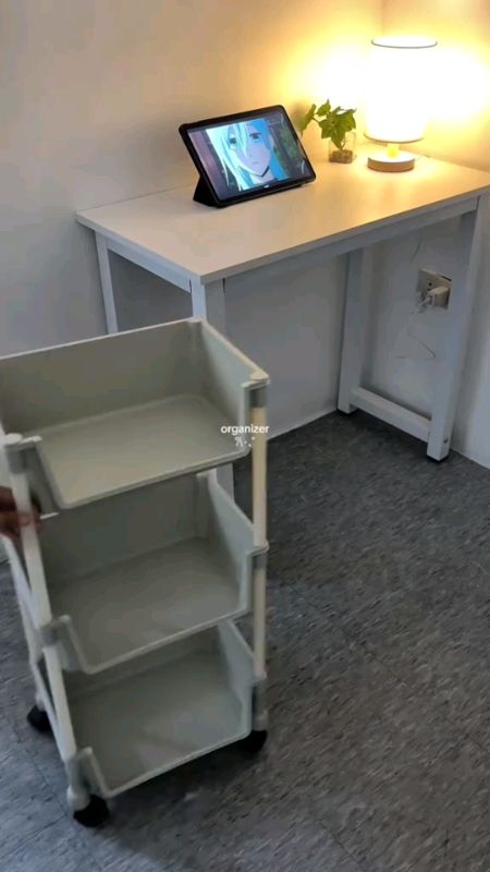 trolley organizer #trolleyorganizer #kitchenrack #trolleyrack #storageorganizer