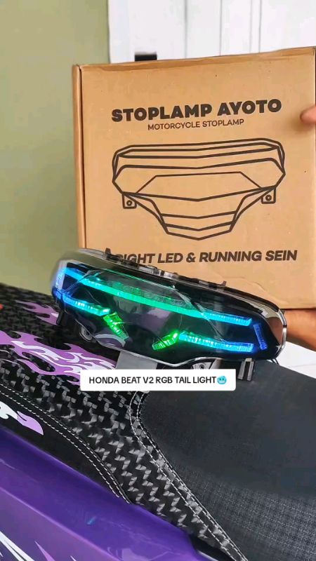 Legit100% thanks seller!#ayoto #ayotorgbtaillight #ayotorgbtaillightforbeatv2 #hondabeatrgbtaillight #rgbtaillight #hondabeat #indoconcept #fyp