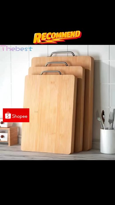 Wooden chopping board kitchen chopping board outdoor camping food chopping board bamboo #FreeCoinsInShopeeVideo #shopeedeals #shopeefinds #sale